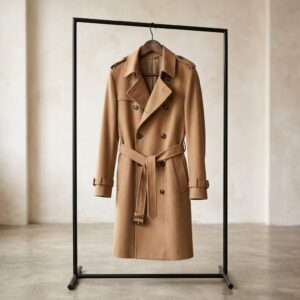Classic Wool Trench Coat